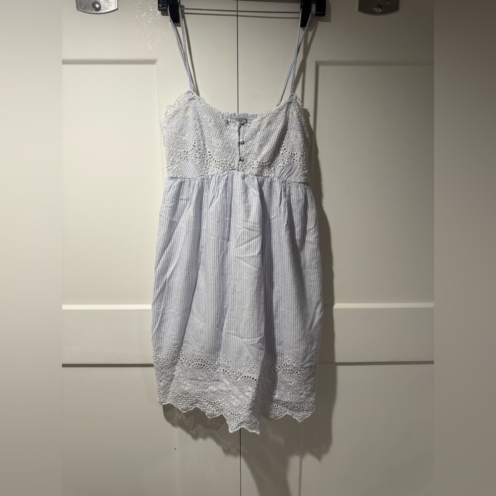 Lace Eyelet Trim Sundress/Nighty